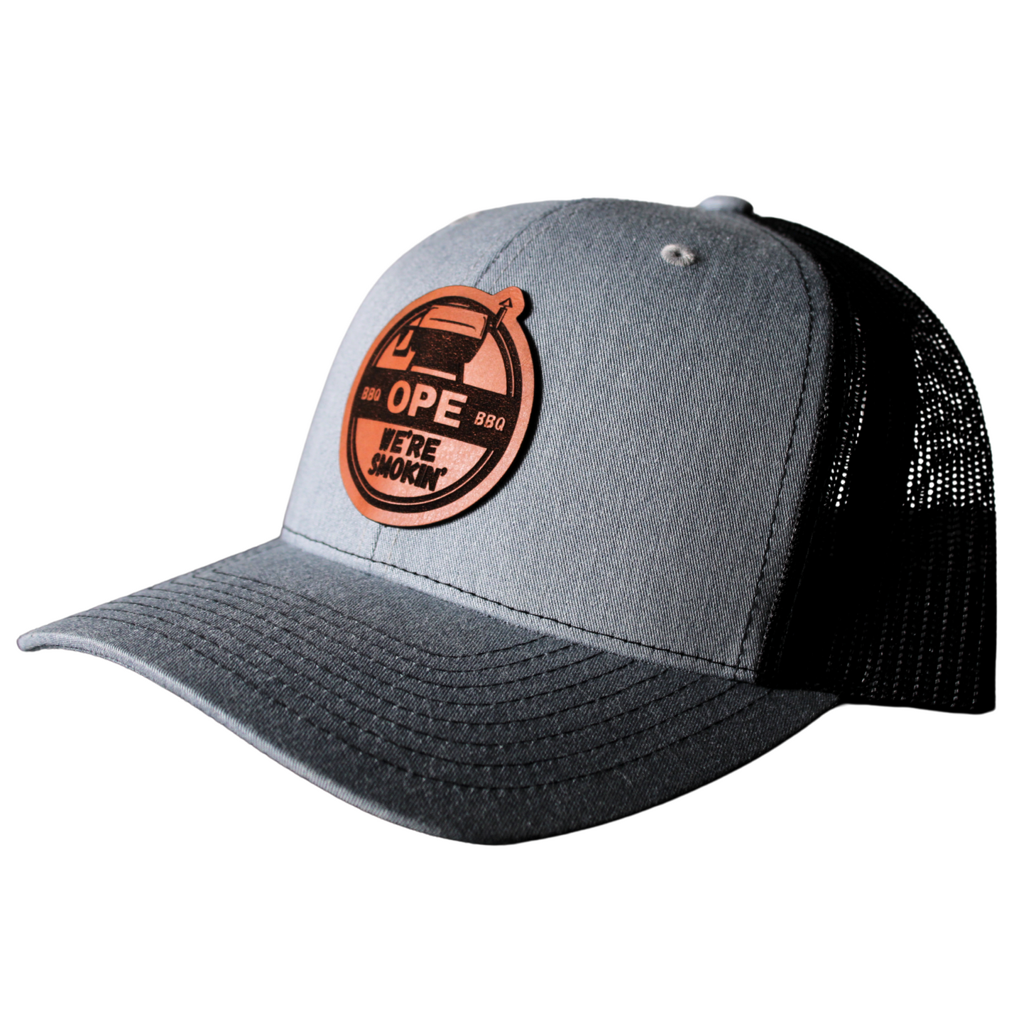 Ope We're Smokin' Grey Black Hat