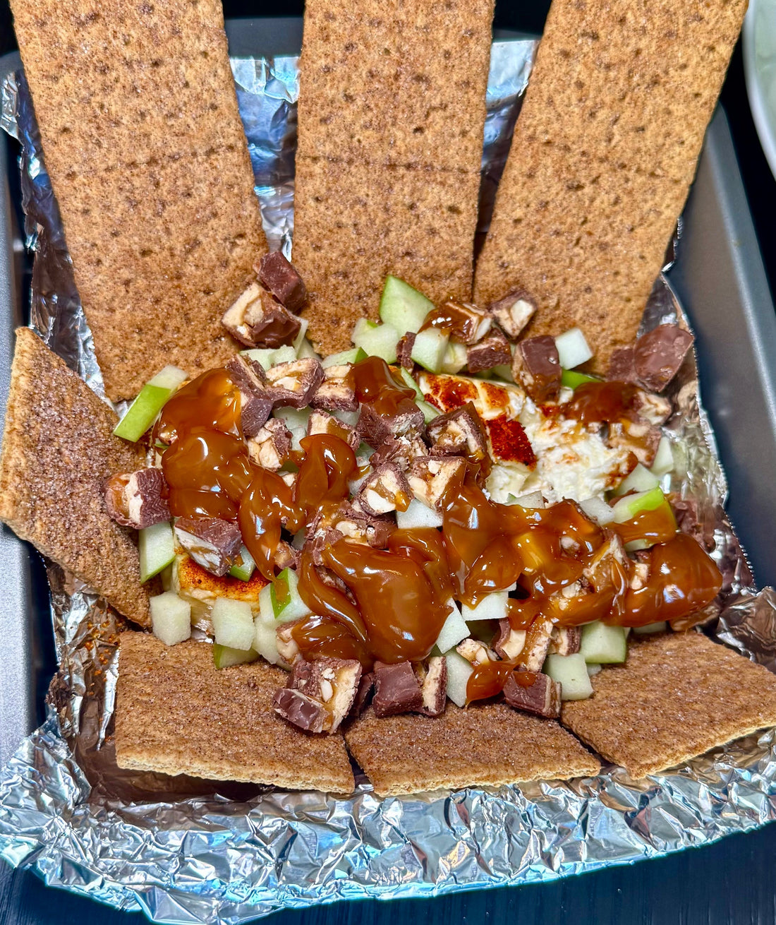 Smoked Snickerdoodle Cream Cheese Dip