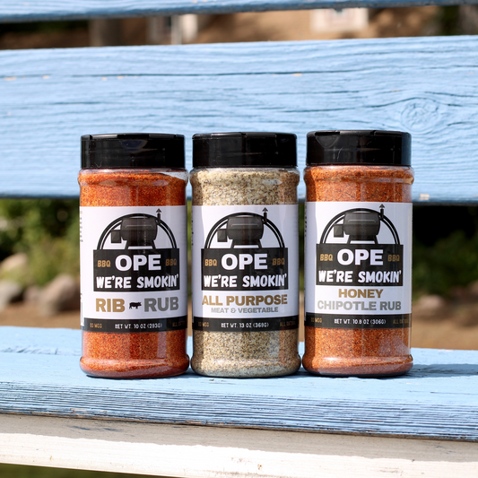 Ope Trio Pack - Rib Rub, All Purpose & Honey Chipotle Rub