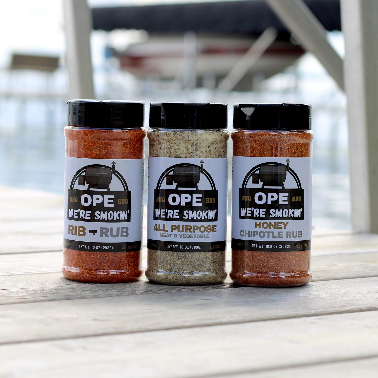 Ope Trio Pack - Rib Rub, All Purpose & Honey Chipotle Rub