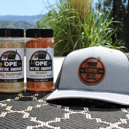 Ope We're Smokin' Hat - Light Grey