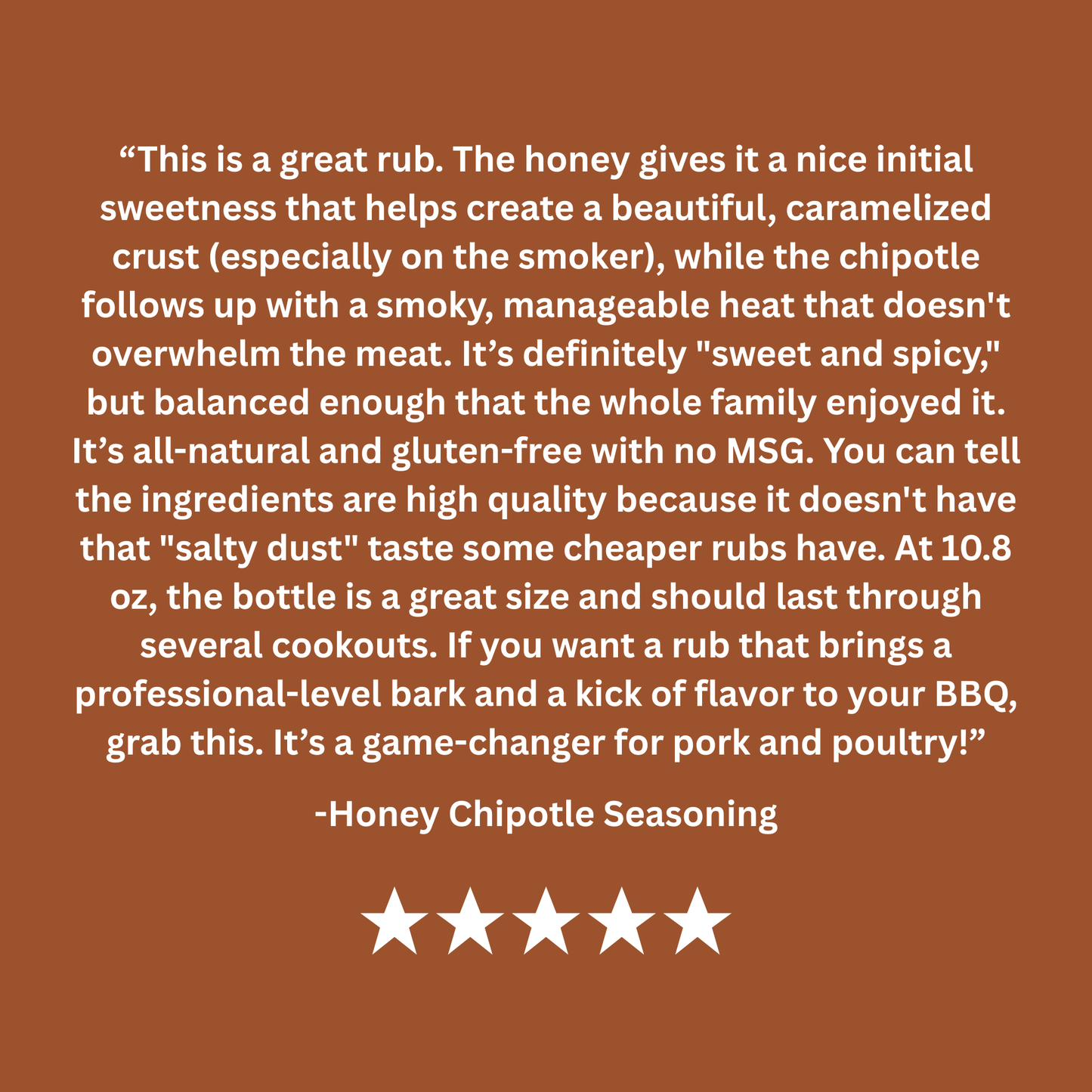 Ope We’re Smokin’ Honey Chipotle Rub - 10.8oz