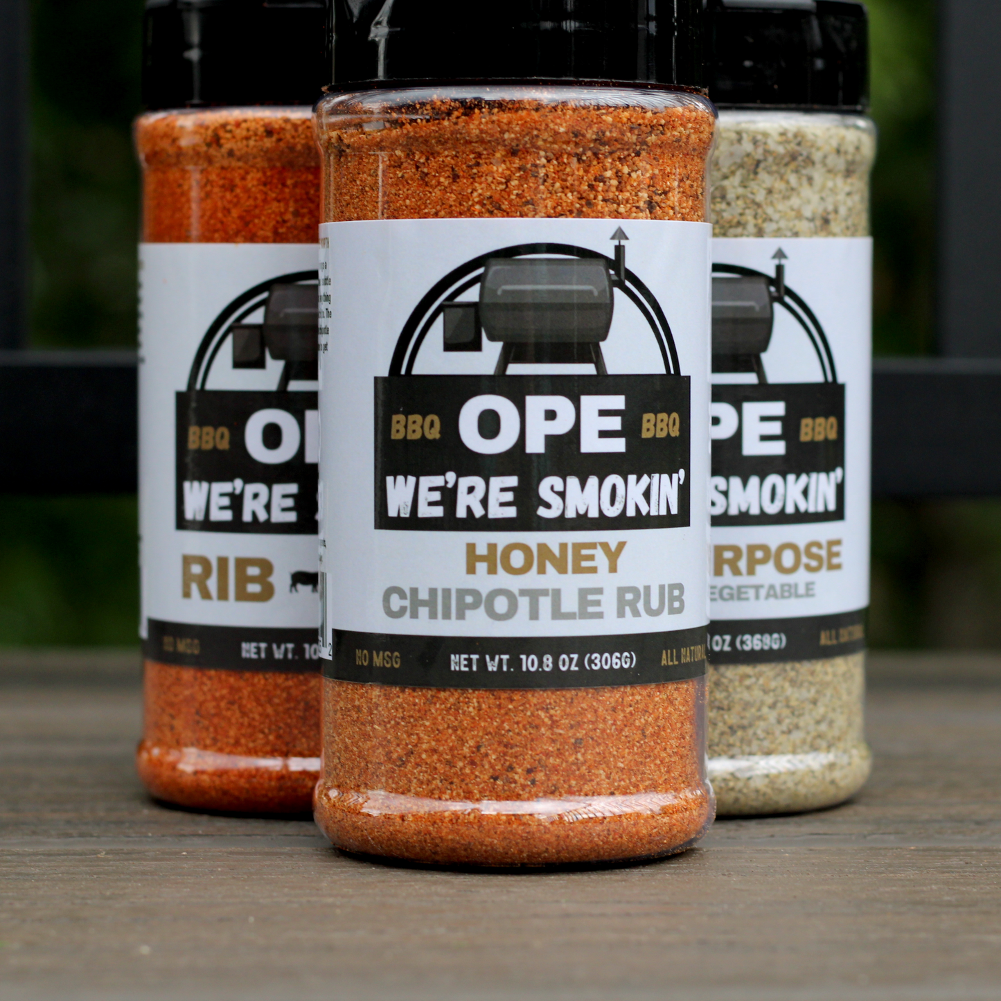 Ope Trio Pack - Rib Rub, All Purpose & Honey Chipotle Rub