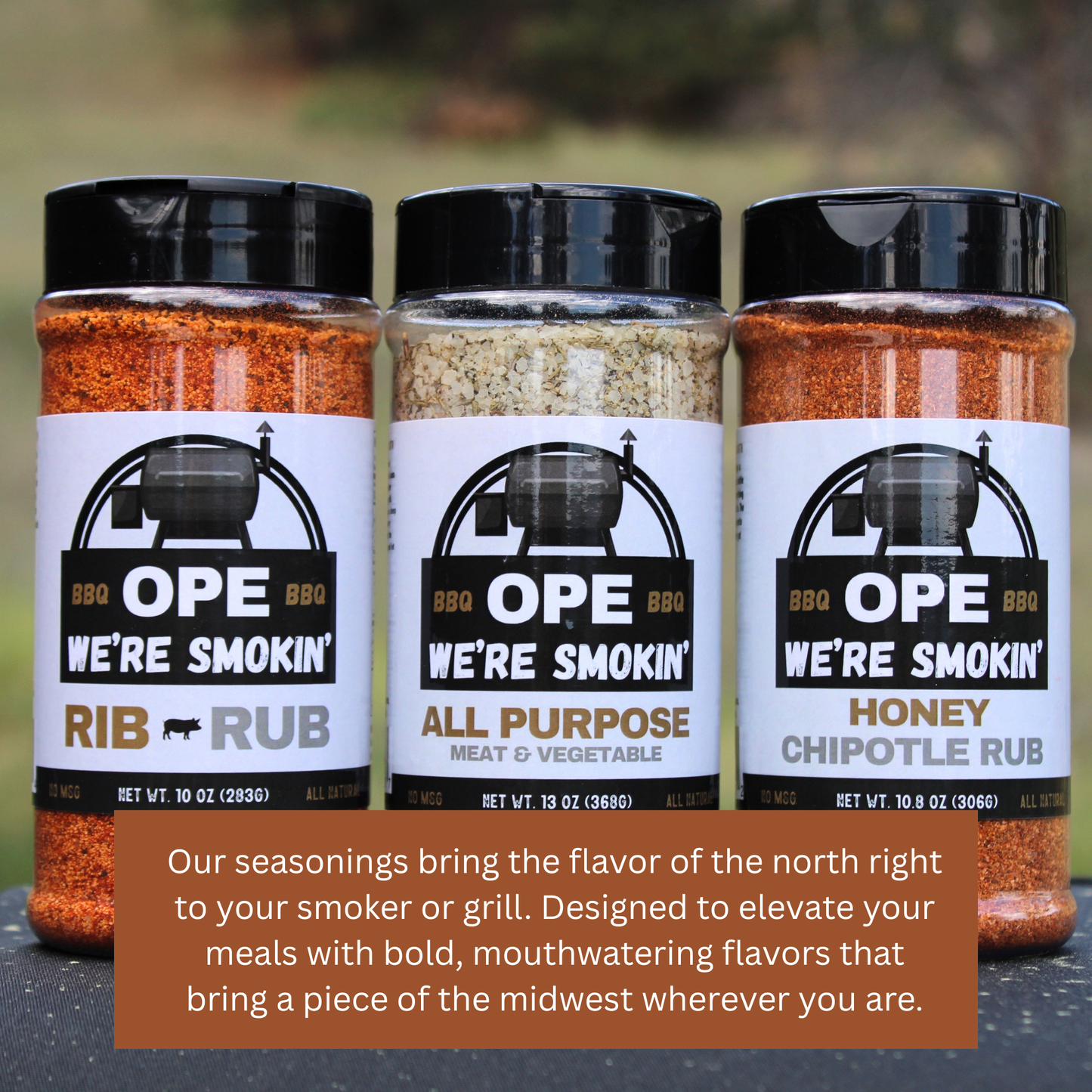 Ope We’re Smokin’ Honey Chipotle Rub - 10.8oz
