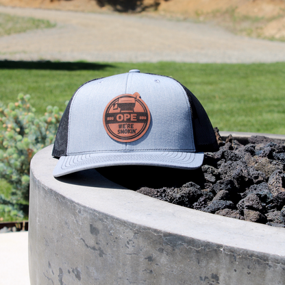 Ope We're Smokin' Hat - Light Grey