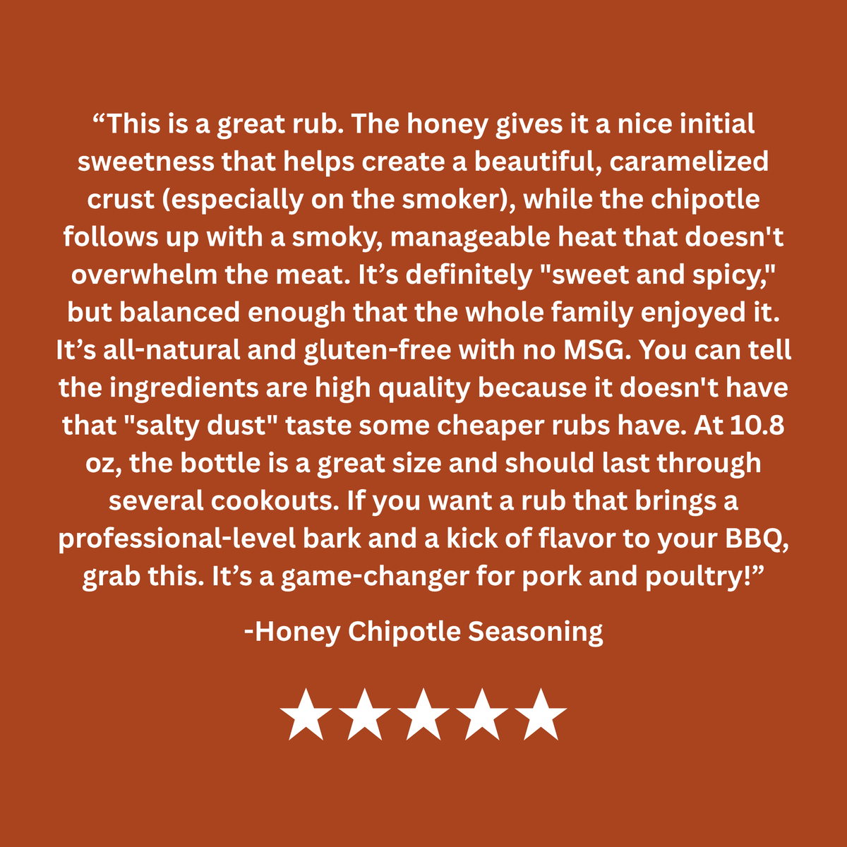Ope We’re Smokin’ Honey Chipotle Rub - 10.8oz
