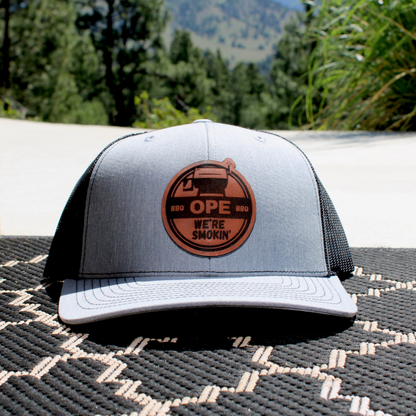 Ope We're Smokin' Hat - Light Grey