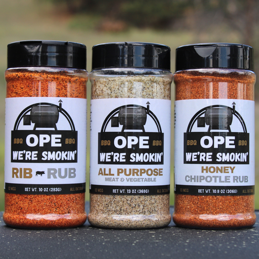 Ope Trio Pack - Rib Rub, All Purpose & Honey Chipotle Rub